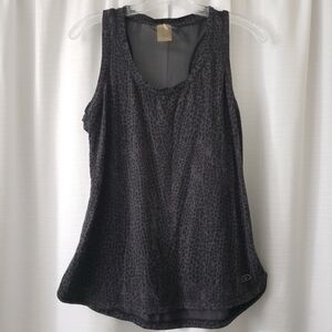 Large Calia By Carrie Underwood Black Animal Print Tank Top